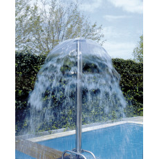 SETA INOX Ø 285, COLUMNA Ø 129 ALTO 2,3 m