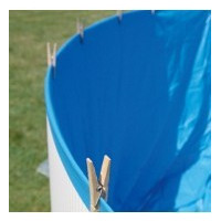 Liner Azul piscina Gre redonda 20/100 - Altura 90 - Sistema Overlap