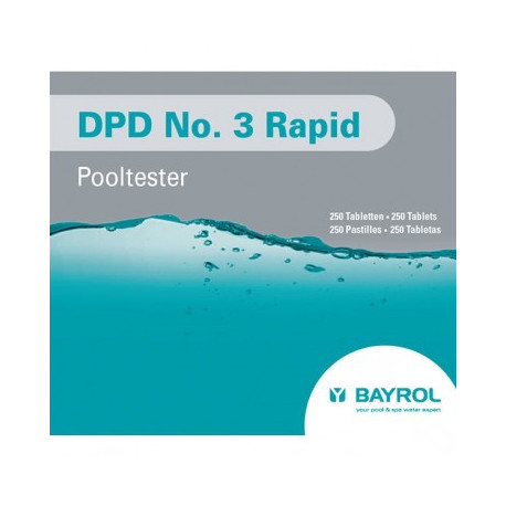 DPD 3 (cloro combinado para Pool Tester) 250 unidades